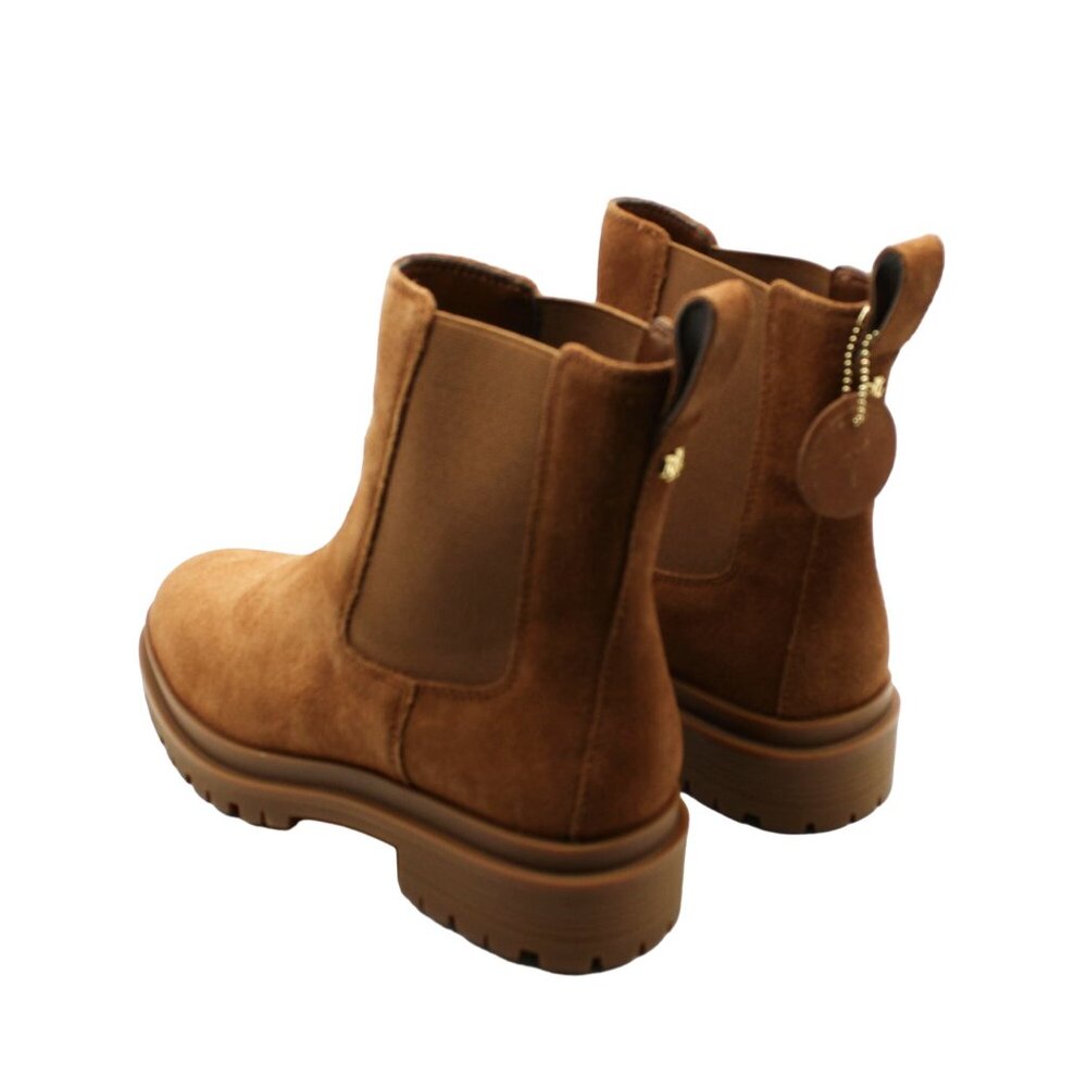 Lauren Ralph Lauren Womens Leather Ankle Booties - Picture 7 of 8